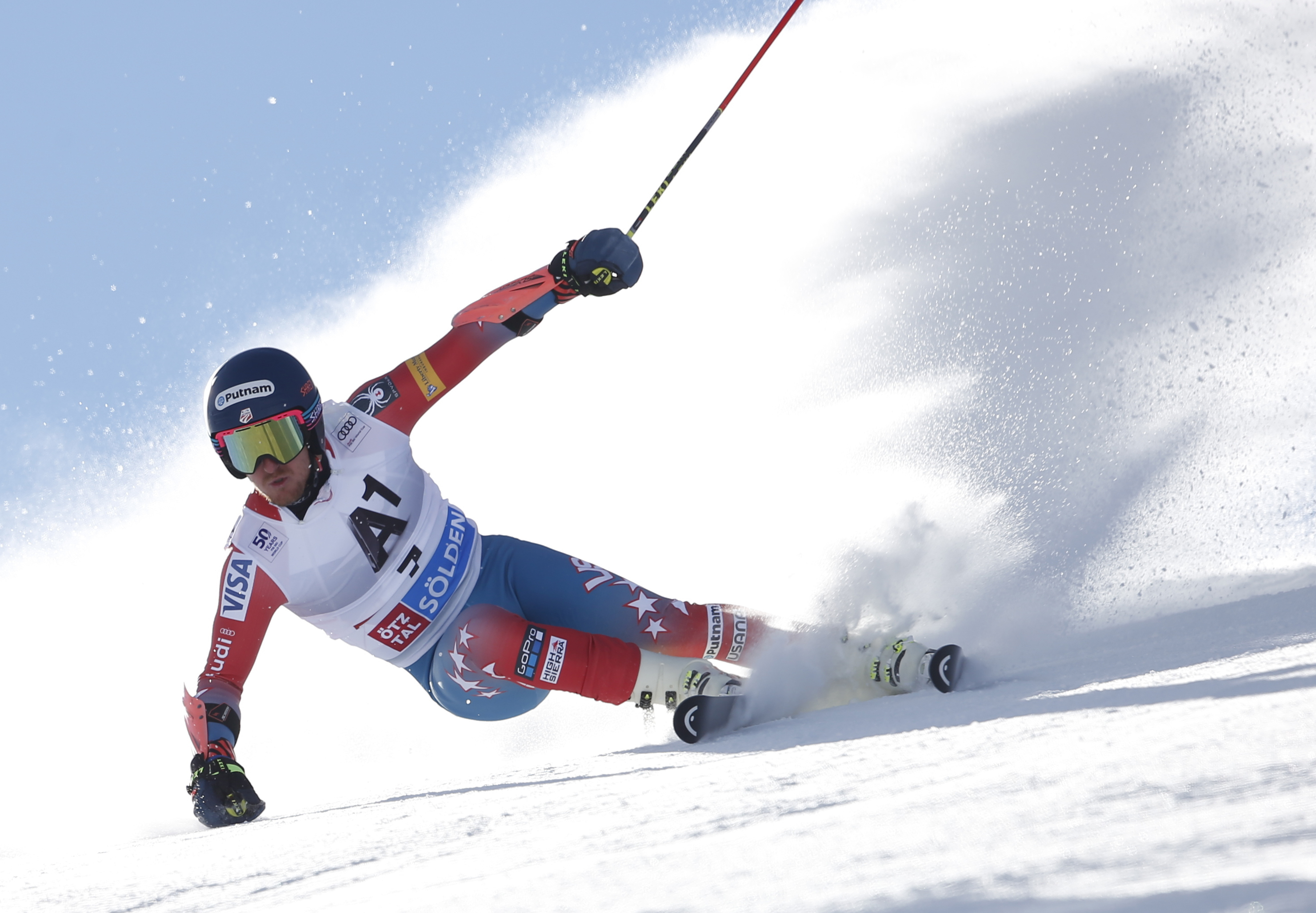 Returning from injury, Ligety happy to come 5th in GS opener