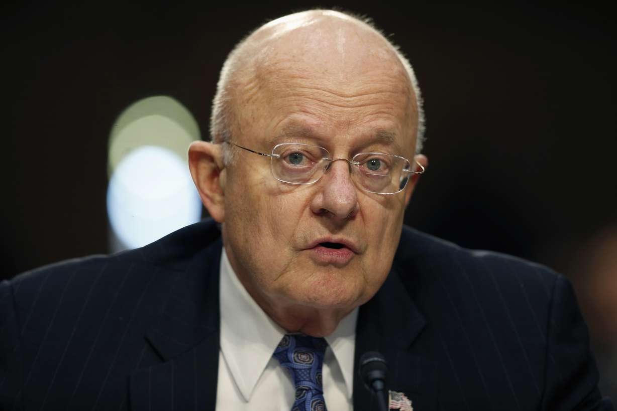 In this Feb. 9, 2016, file photo, National Intelligence Director James Clapper speaks on Capitol Hill. Photo: AP Photo