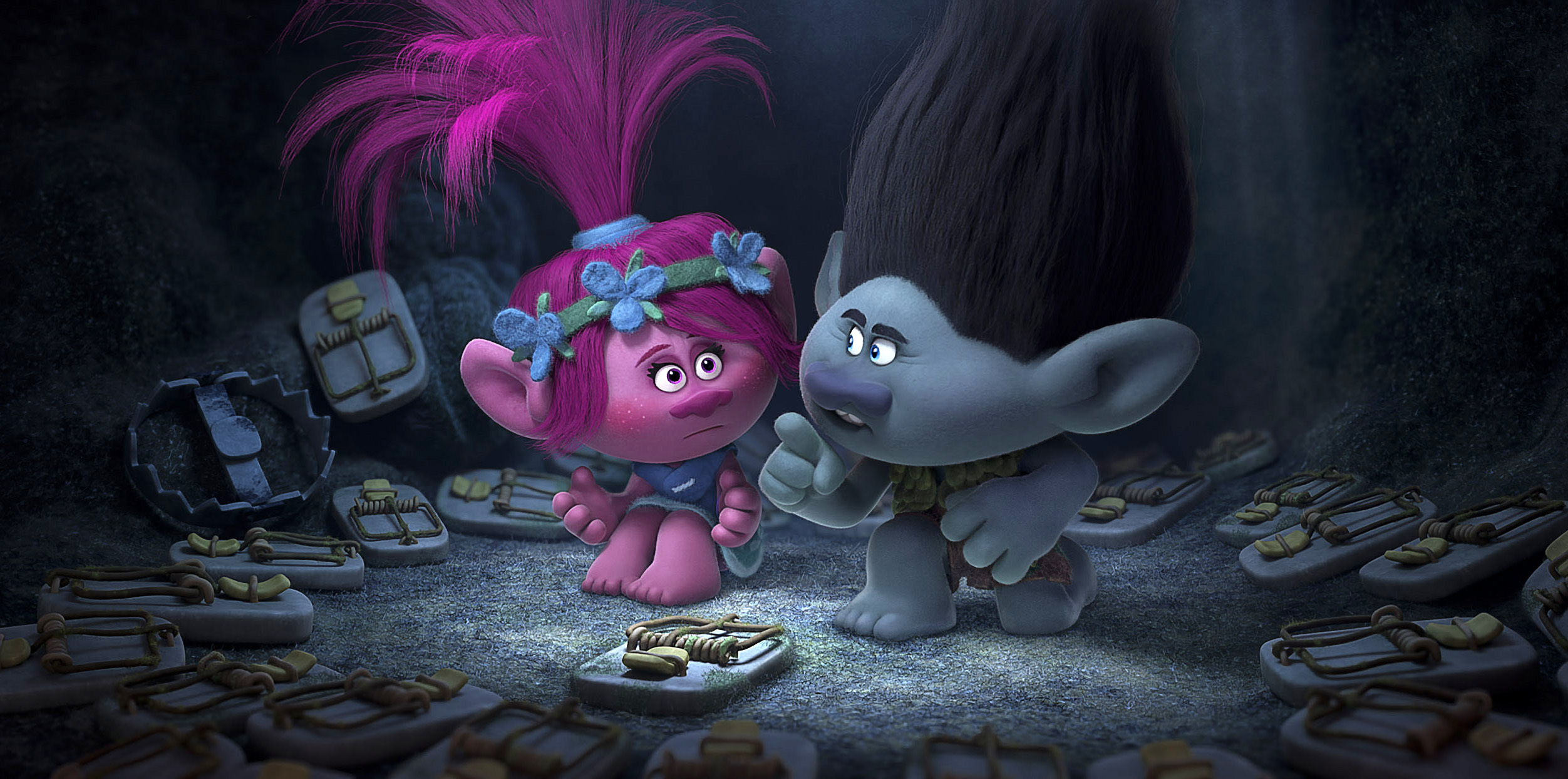 Review: 'Trolls' is big-hearted sensory overload