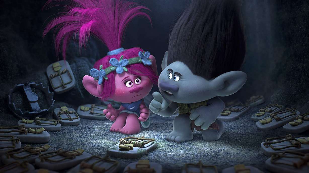 Review: 'Trolls' is big-hearted sensory overload