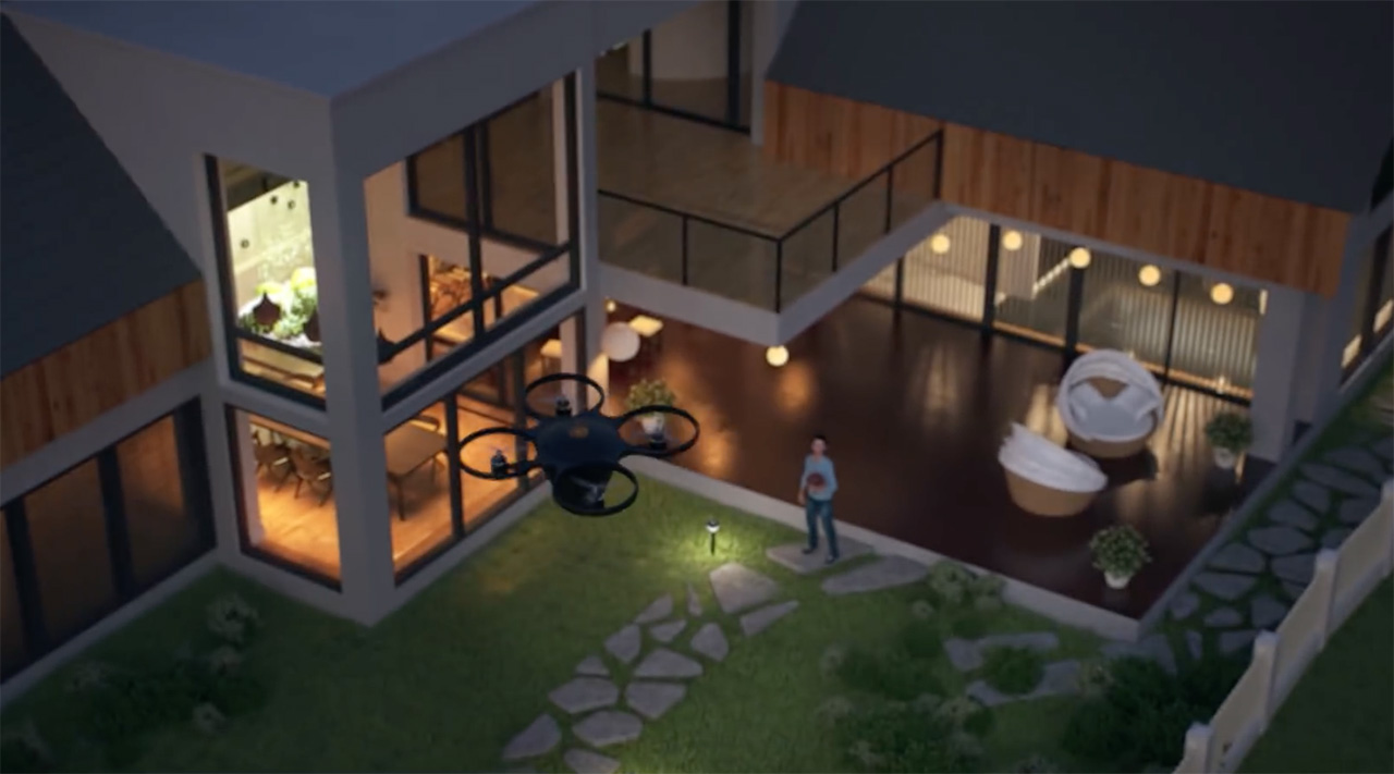 New drones act as home security system