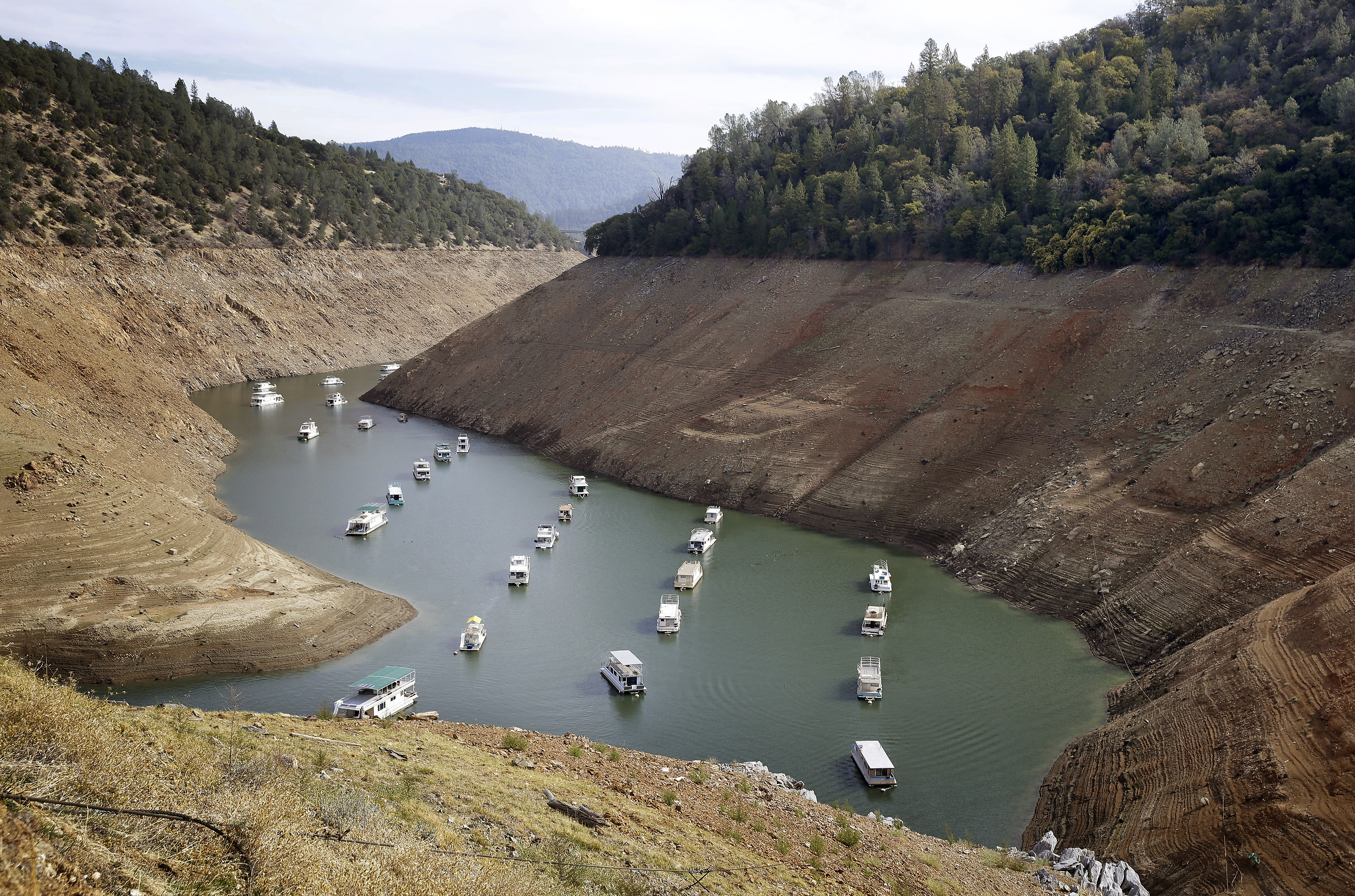 California's drought divide _ rainy north, dry south