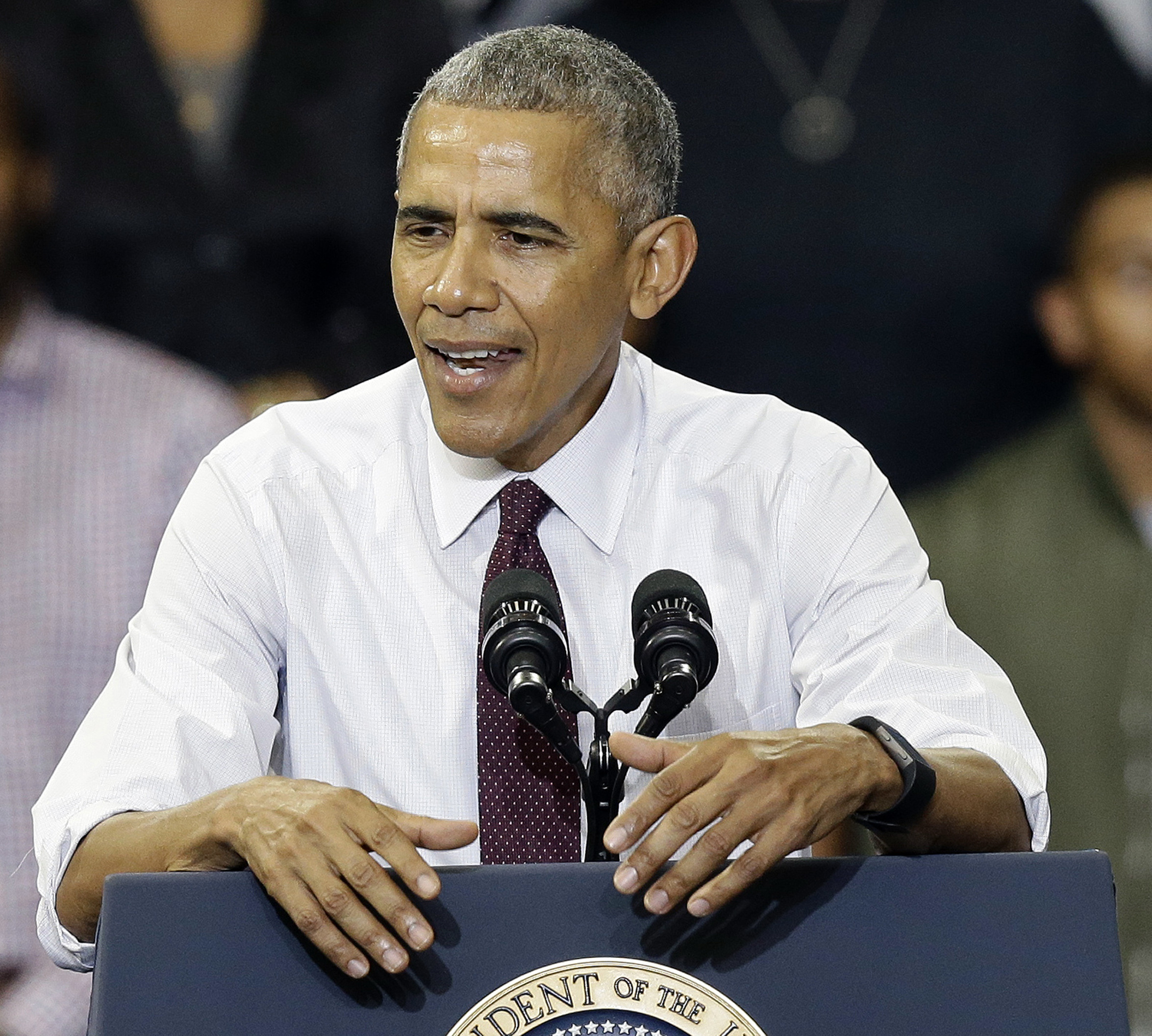 Obama rallying cry goes from 'Yes, We Can' to 'C'mon man'
