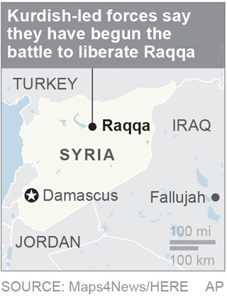 Q&A: A look at the offensive against IS-held Raqqa