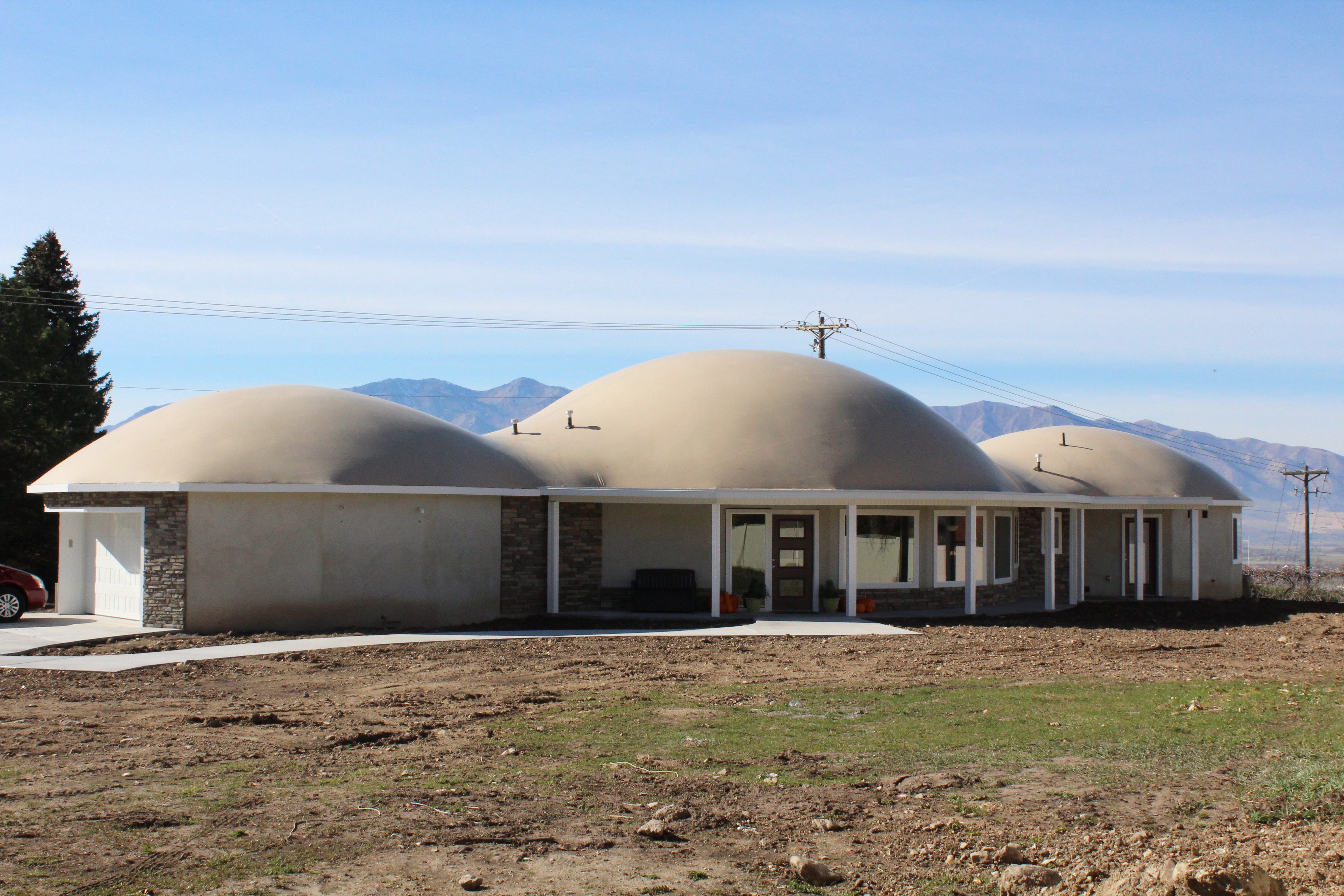 Cache County family builds energy-efficient dome home