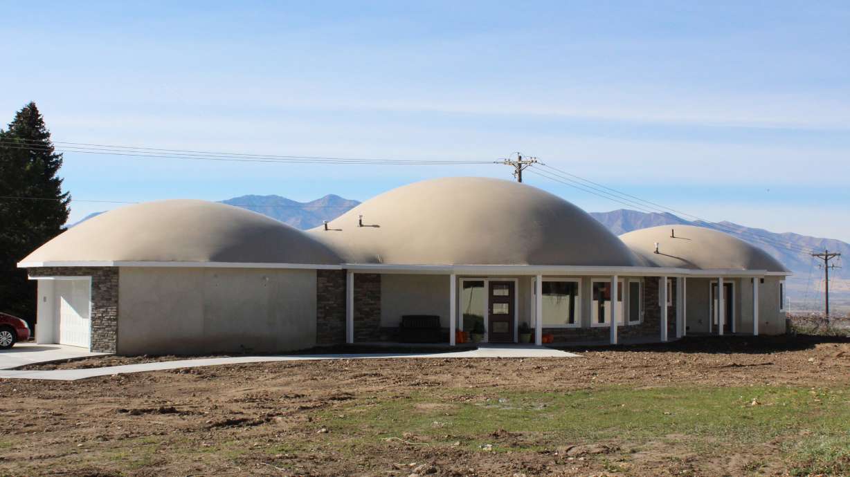 Cache County family builds energy-efficient dome home