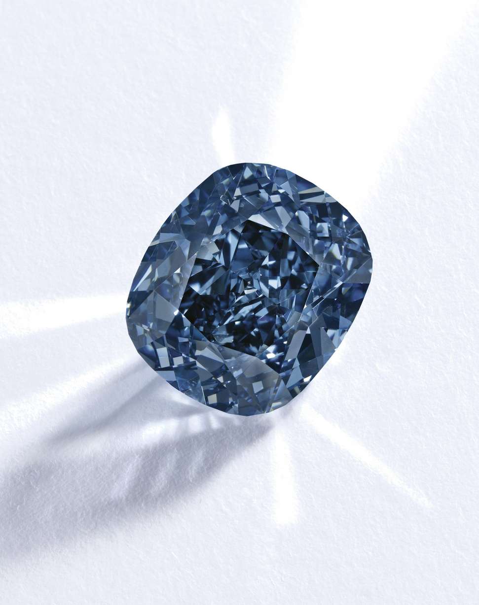 A rare blue diamond has hit the auction market and could fetch $25 million. The 8.01 carat, square cut 'Sky Blue Diamond', which is set to go under the hammer at the Sotheby's Magnificent Jewels and Noble Jewels sale on November 16 in Geneva, Switzerland. (Photo: Sotheby's)
