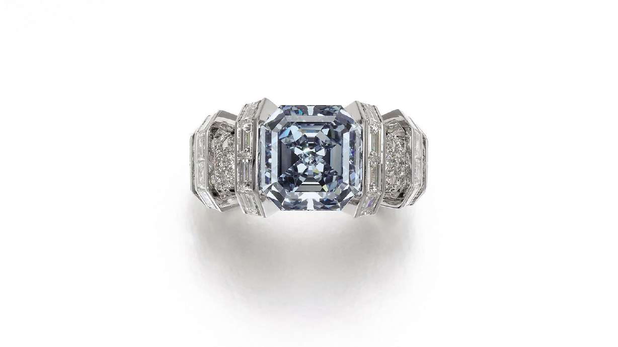 This 8.01-carat rare blue diamond could be yours for $25M