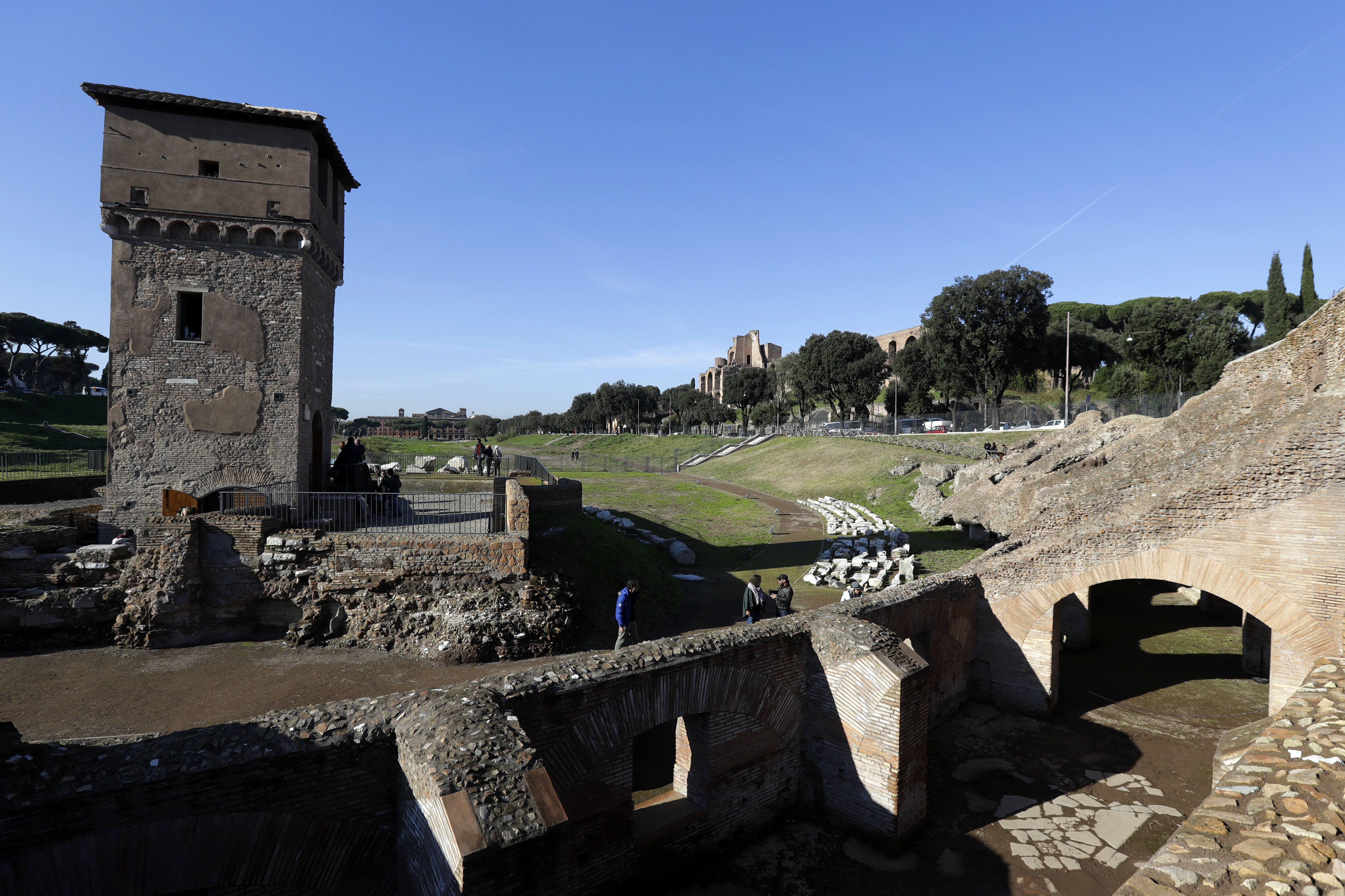 Ancient latrines, a lucky horse: New finds at Circus Maximus