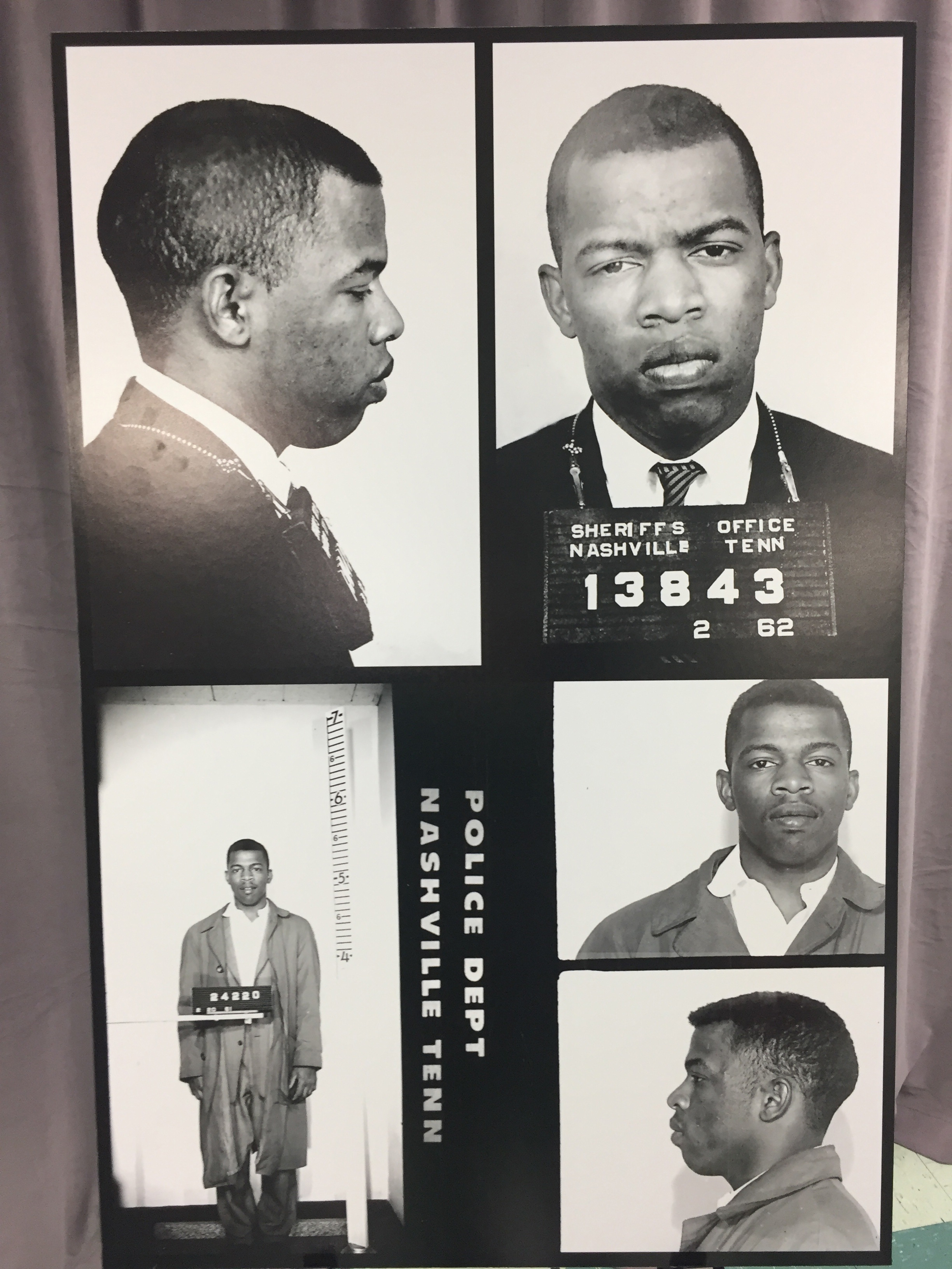 Nashville arrest records, photos of civil rights icon found
