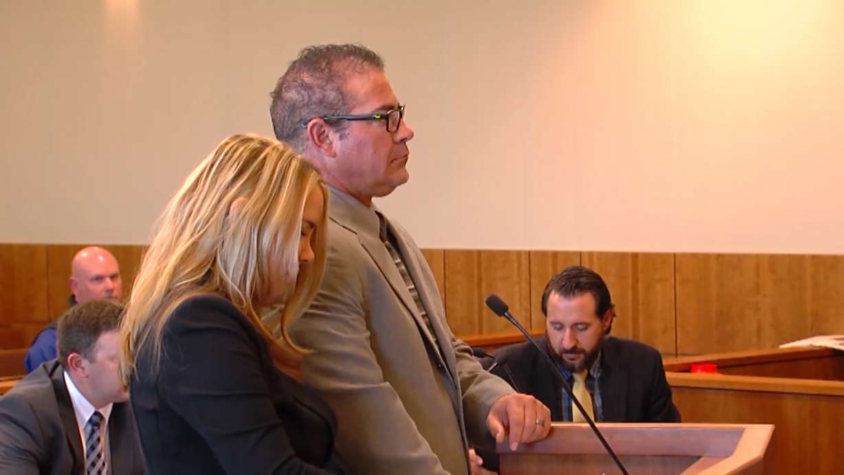 Former Grantsville football coach Curtis Ware makes an appearance in 3rd District Court in November 2016, after being accused of sexually abusing students.