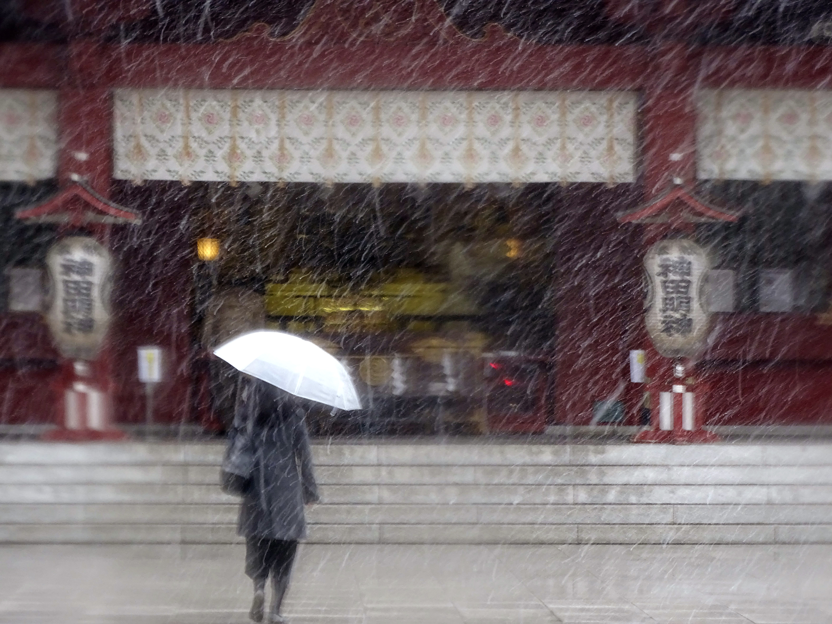 Snow falls in November in Tokyo for first time in 54 years