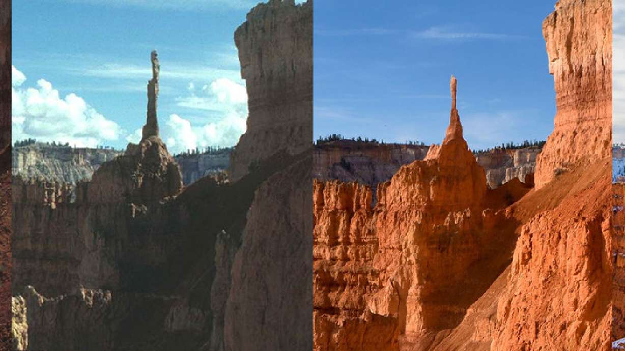 Erosion causes iconic Bryce Canyon hoodoo to crumble