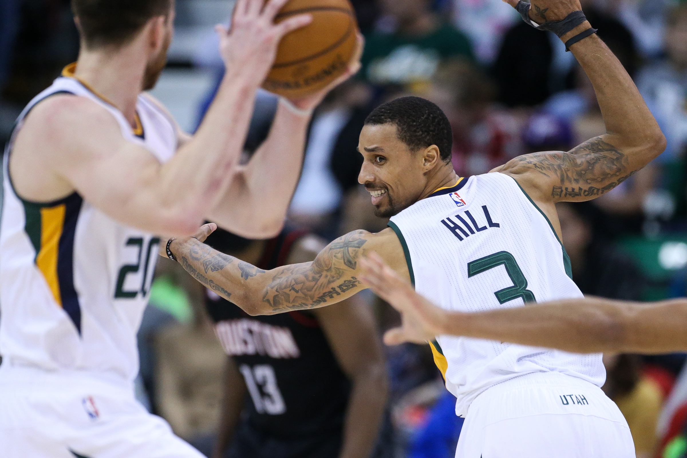 George Hill. Photo: Spenser Heaps, Deseret News, File