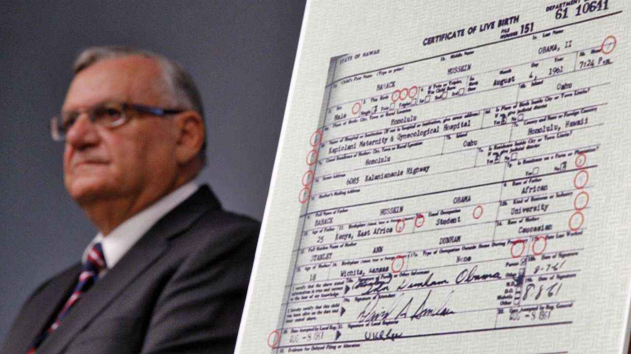 Sheriff Joe Arpaio closes probe of Obama birth certificate