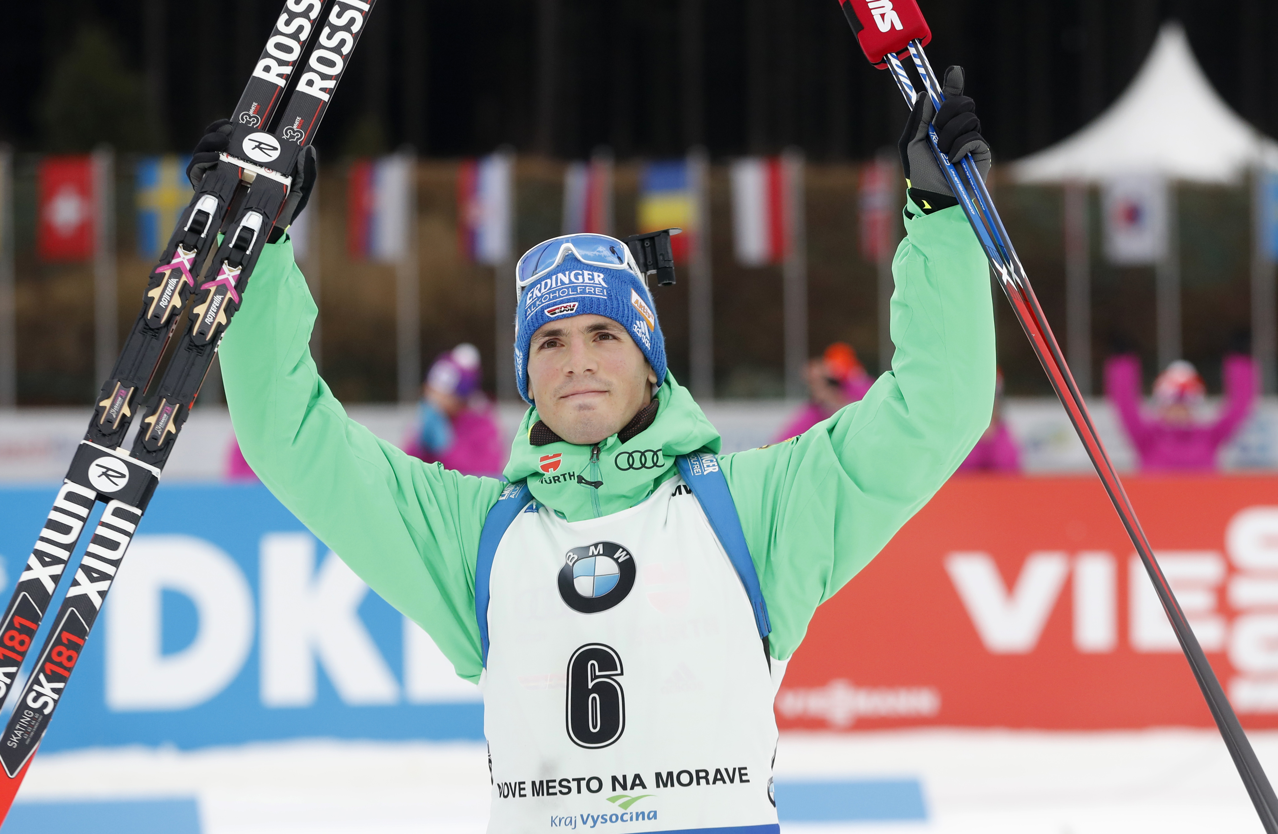 Fourcade, Koukalova win mass start biathlon races in WCup