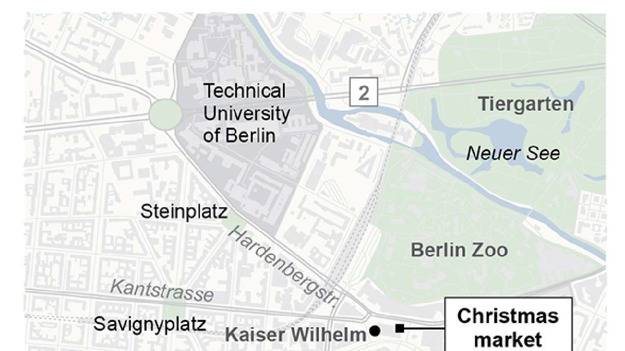 The Latest: Woman describes scene of German market attack