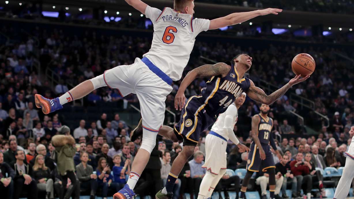 Anthony scores 35, Knicks rally past Pacers to end skid at 3