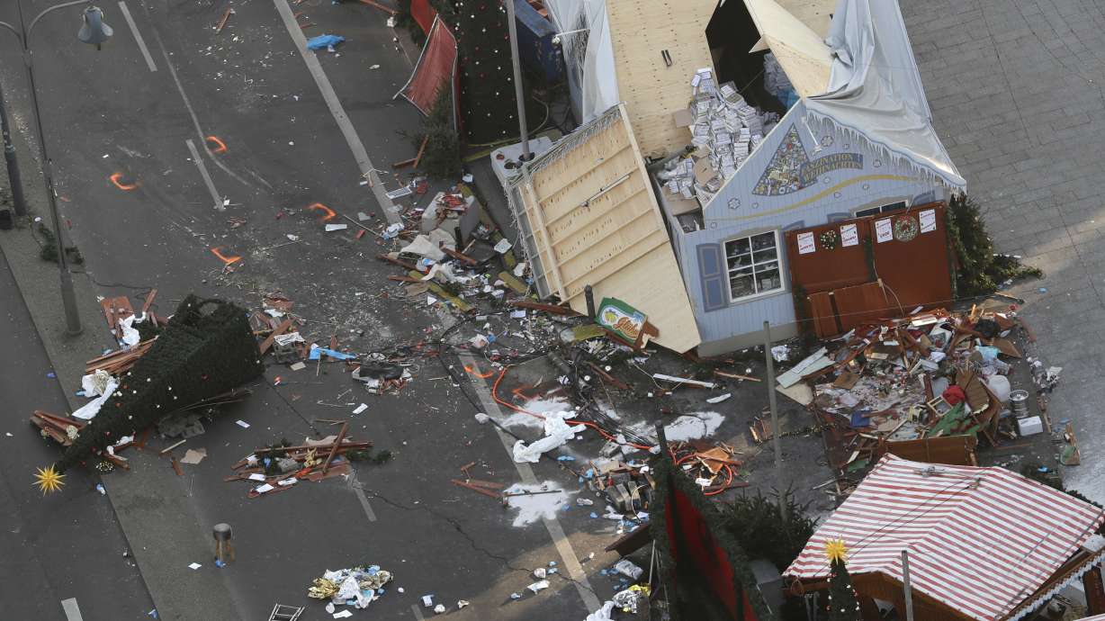 The Latest: Berlin attack suspect reported videoed at mosque