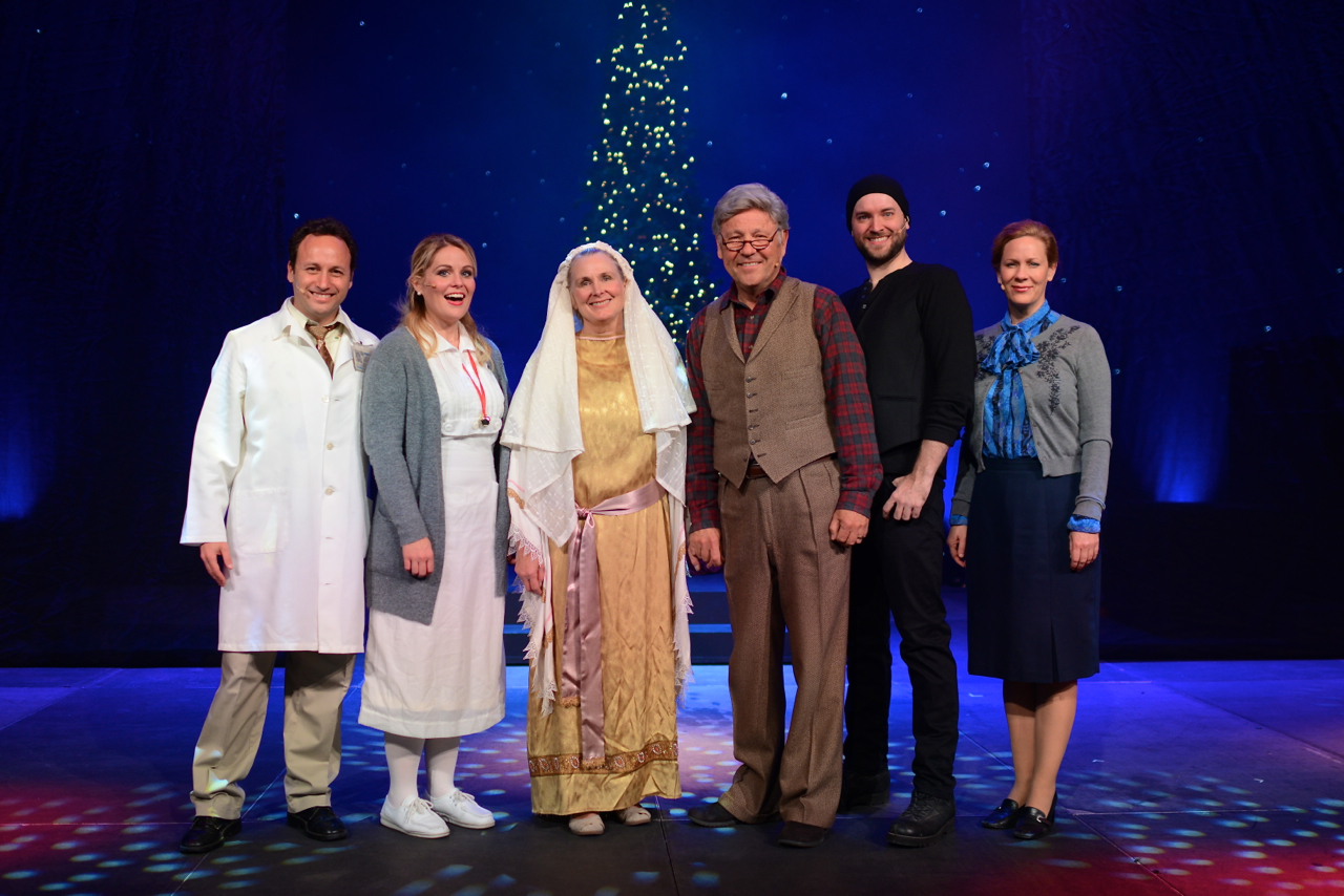 Michael McClean, third from the right, is the creator of "The Forgotten Carols." Michael McClean first performed the show in 1991 as a one-man show. Twenty-five years later, he is performing the same musical with a full cast, a choir and an expansive set. (Photo: Gili Getz, File)