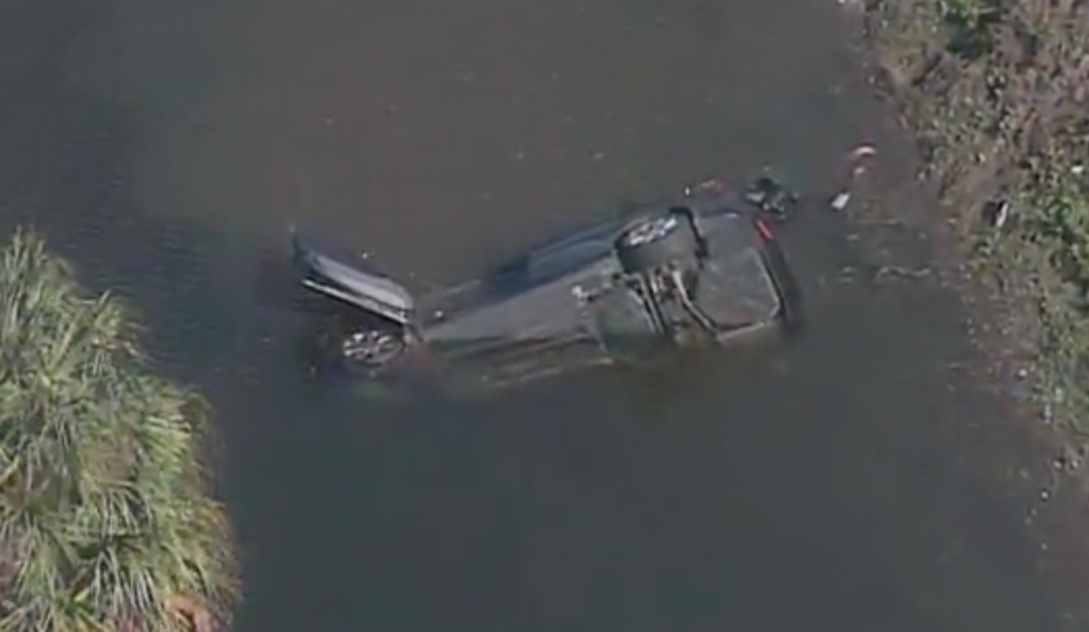 Good Samaritans help woman, child trapped in car underwater