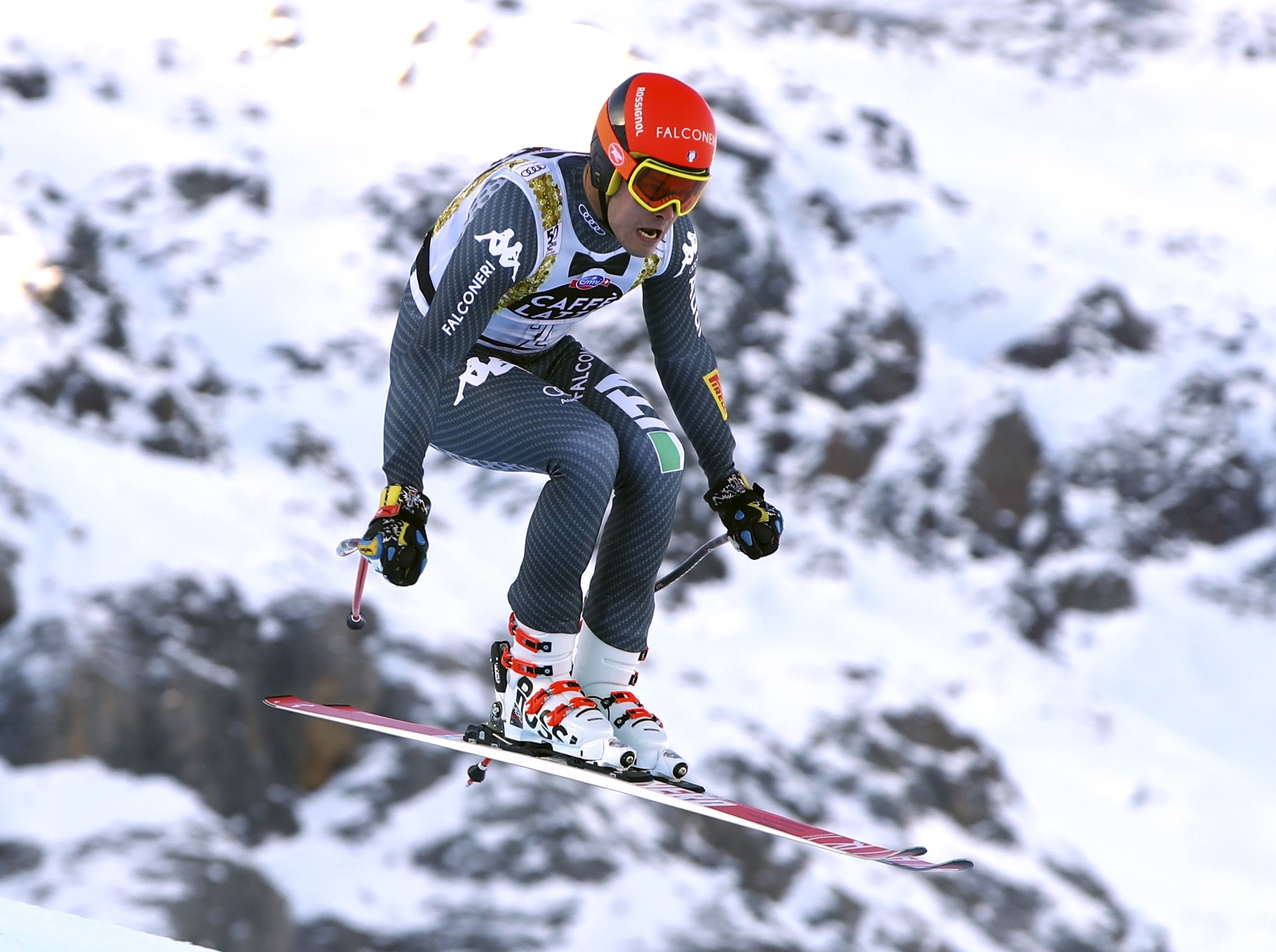 Italy's Innerhofer dominates downhill training in Caterina