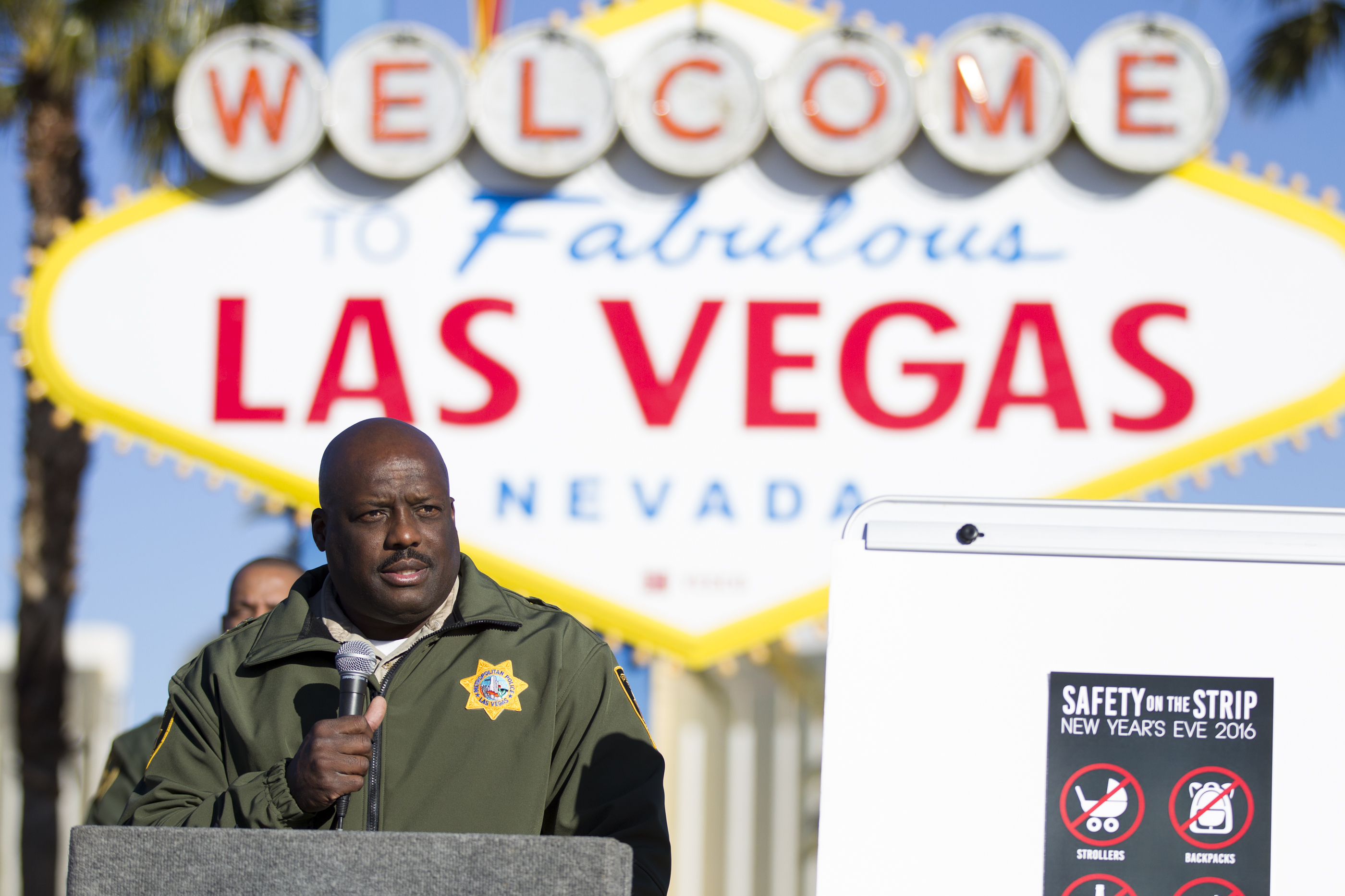 Police will be out in force at Vegas New Year's celebration