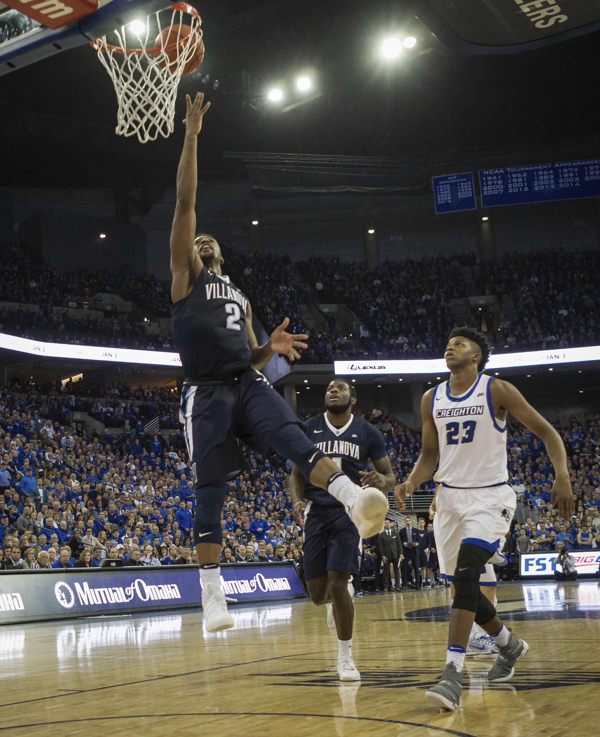 Brunson's career-high 27 lifts No. 1 Nova over Bluejays