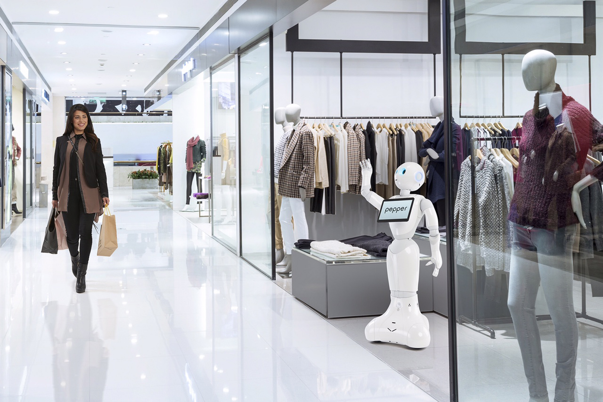 Here come 'smart stores' with robots, interactive shelves