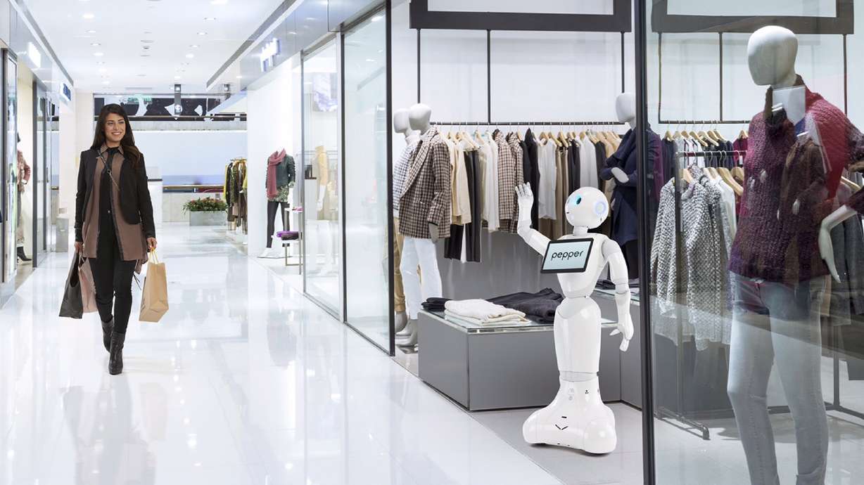 Here come 'smart stores' with robots, interactive shelves