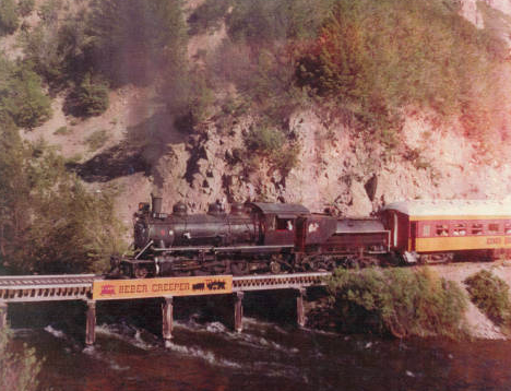 The Heber Creeper from a photo taken on June 25, 1978. (Photo: Utah Division of History)