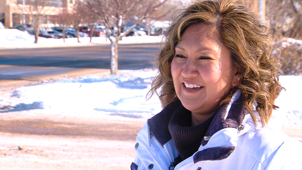 Elizabeth Mathews on Main Street in Duchesne, Friday, Jan. 6, 2017. Photo: Josh Szymanik, Deseret News