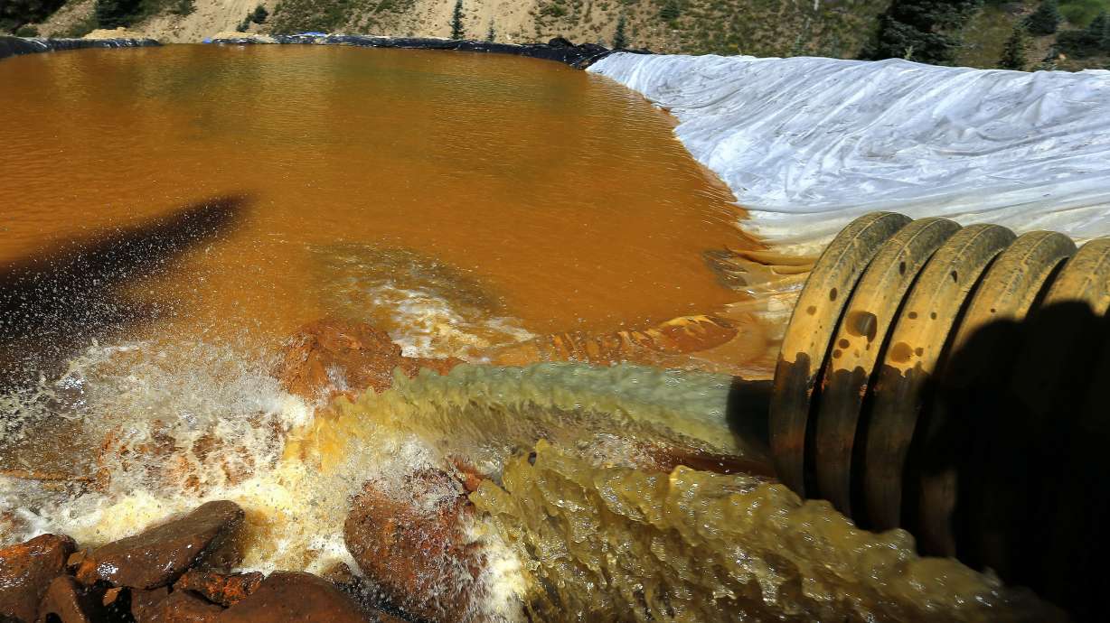 EPA: 540 tons of metals entered river in Colorado mine spill