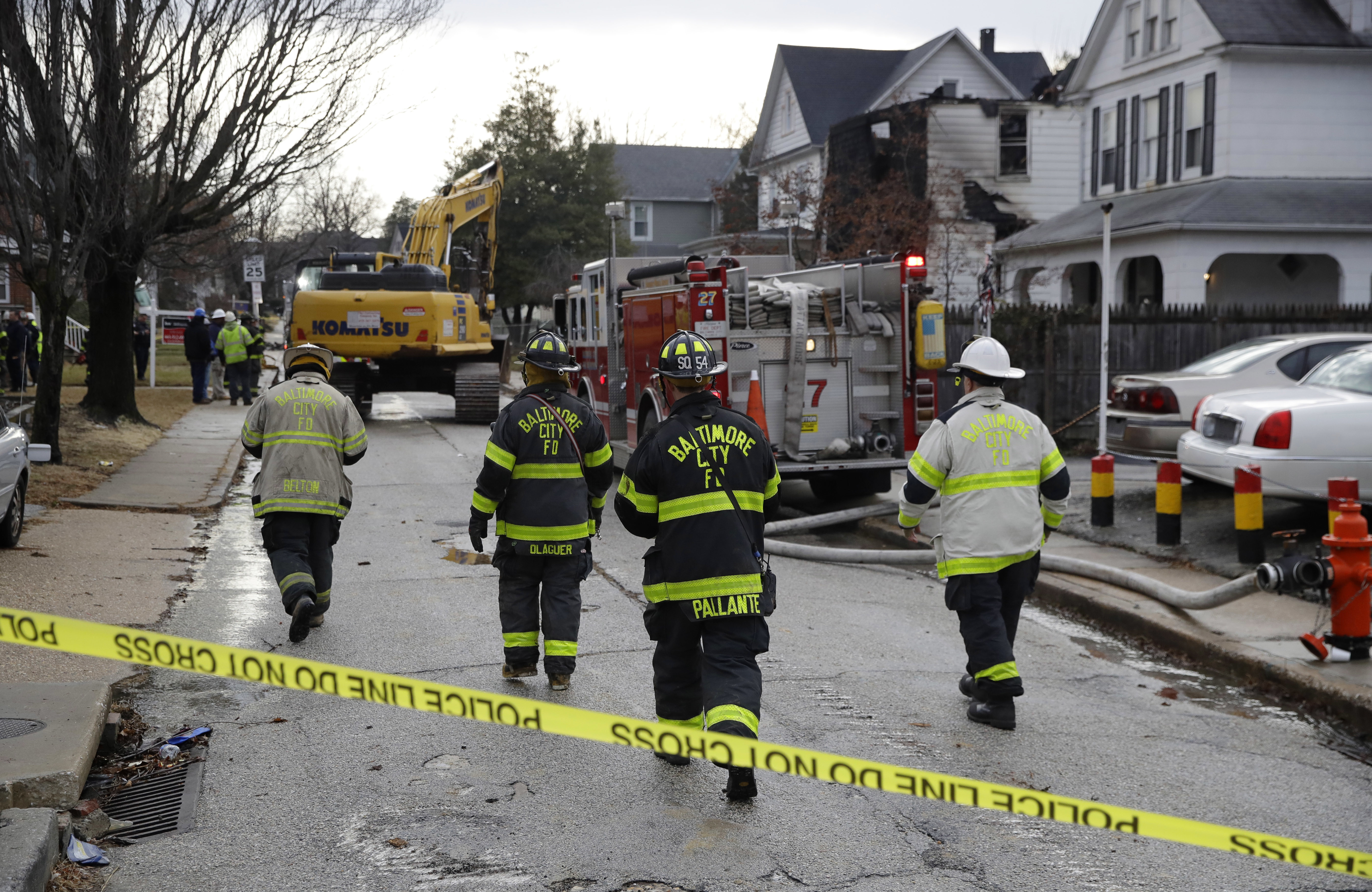Grief in 1 Baltimore community after fire kills 6 children