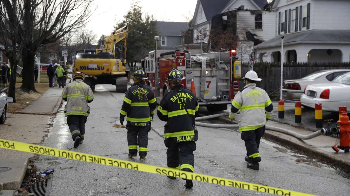 Grief in 1 Baltimore community after fire kills 6 children