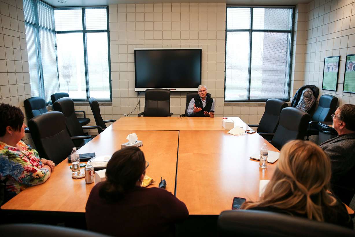 Dr. Eric Fombonne, psychologist and leading epidemiologist on autism spectrum disorder, visits the Carmen B. Pingree Autism Center of Learning in Salt Lake City on Thursday, Jan. 12, 2017. (Photo: Spenser Heaps, Deseret News)