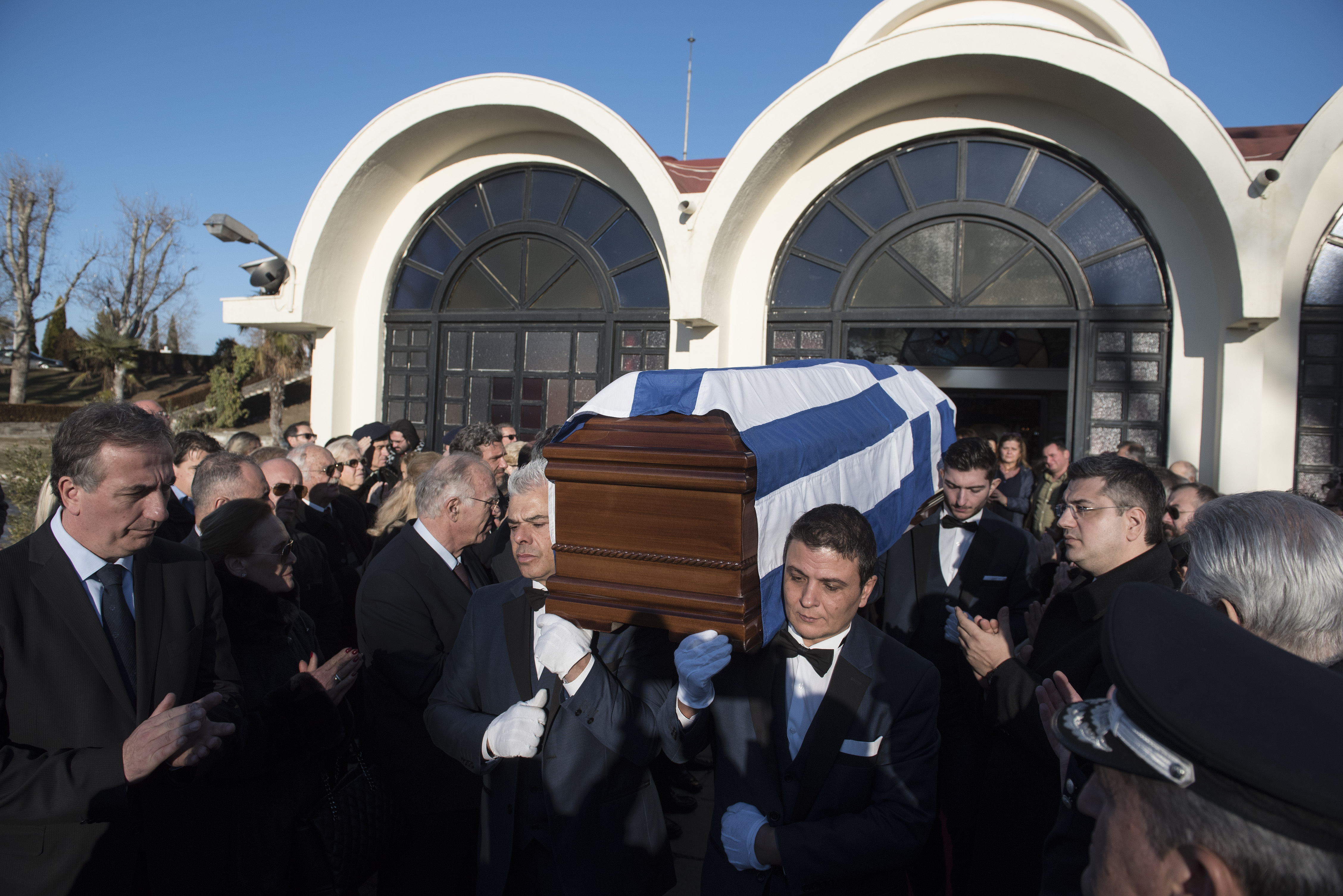 State funeral held for Greece's slain ambassador to Brazil
