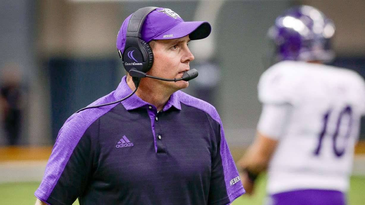 Jay Hill wasn't supposed to be a football coach, now he's looking to guide Weber State to another playoff win