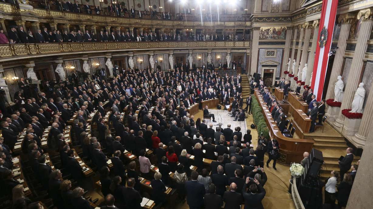Austria's left-leaning winner new presidential is sworn in