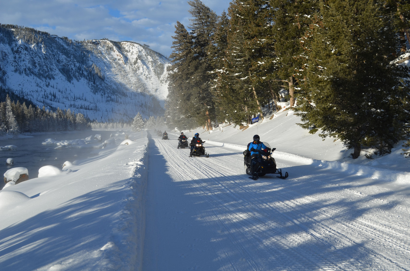 In Yellowstone National Park, Wednesday, Jan. 18, 2017. (Photo: Thomas Hollenhorst)