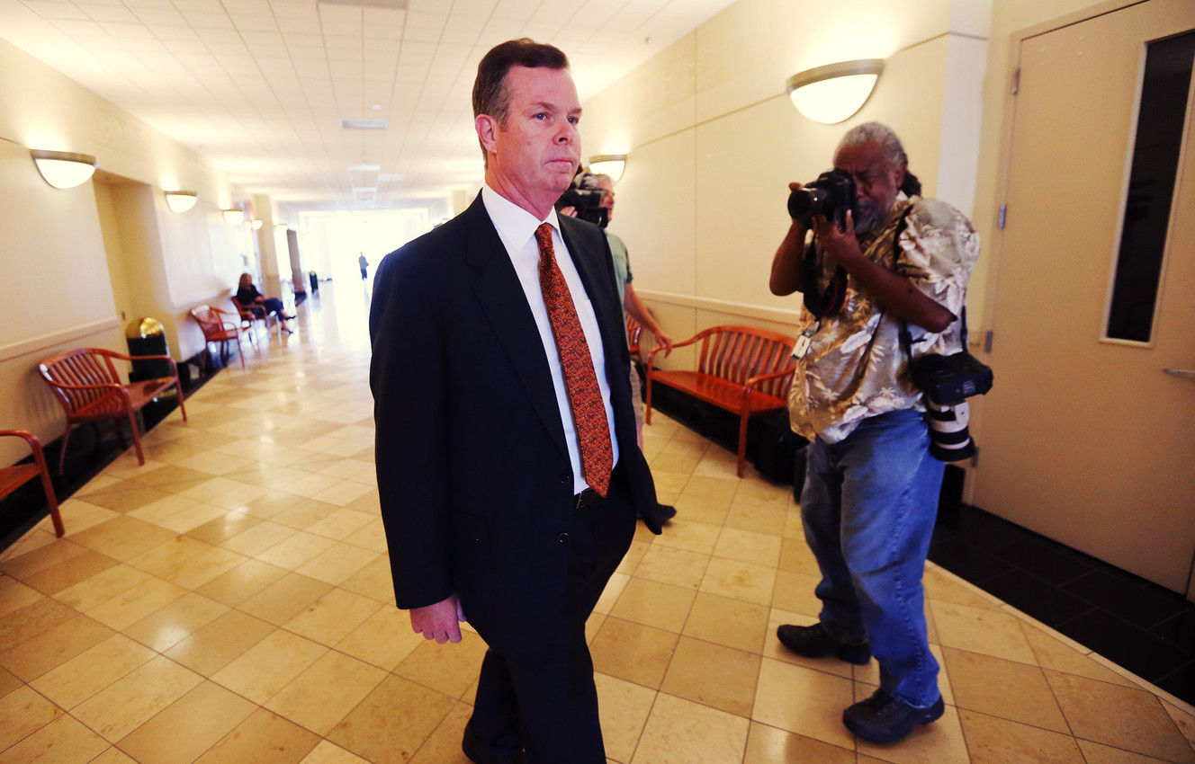 Former Utah Attorney General John Swallow appears July 27, 2015, at the Matheson Courthouse in Salt Lake City. Photo: Scott G Winterton, Deseret News