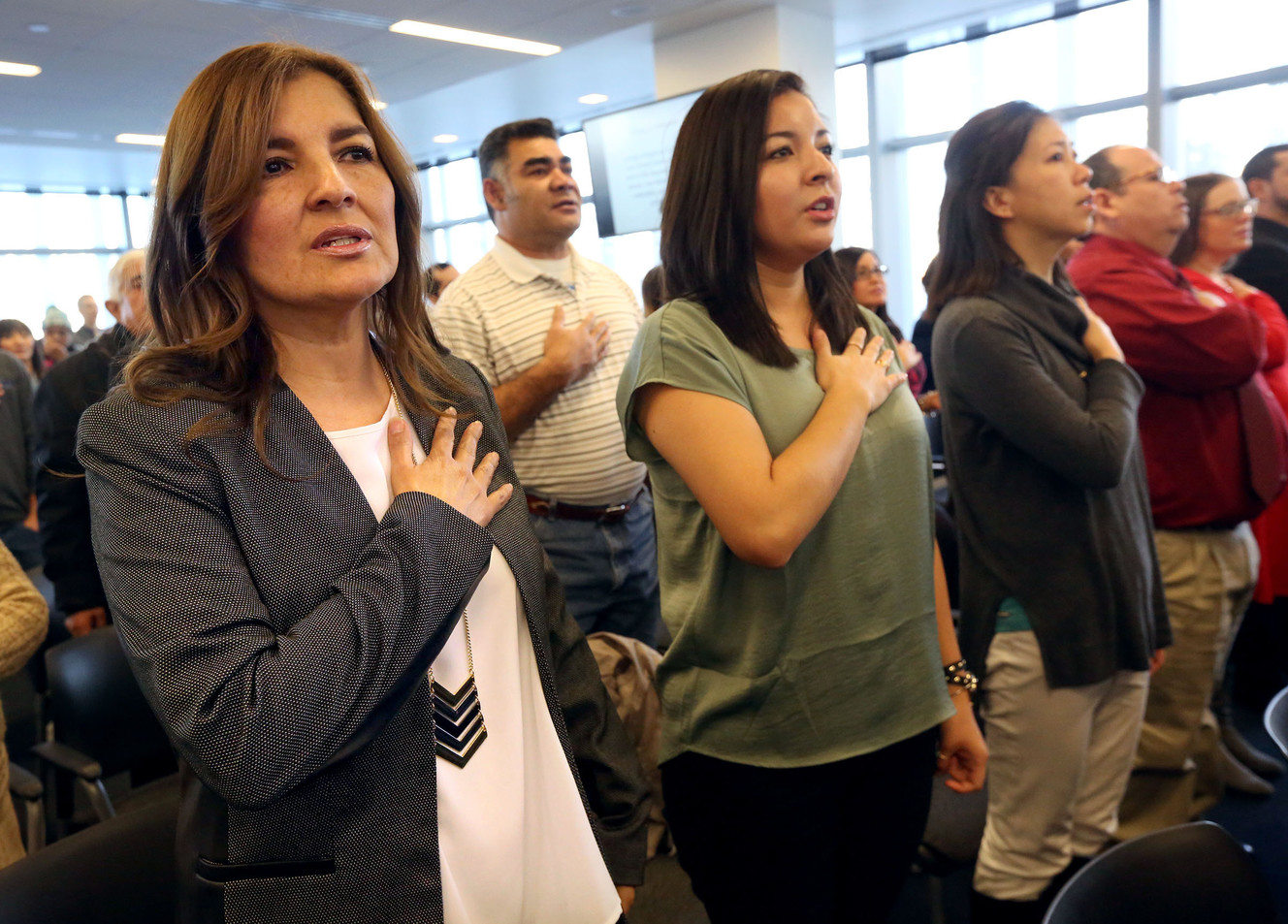 Left behind: A mother and daughter become US citizens, while another daughter faces uncertainty