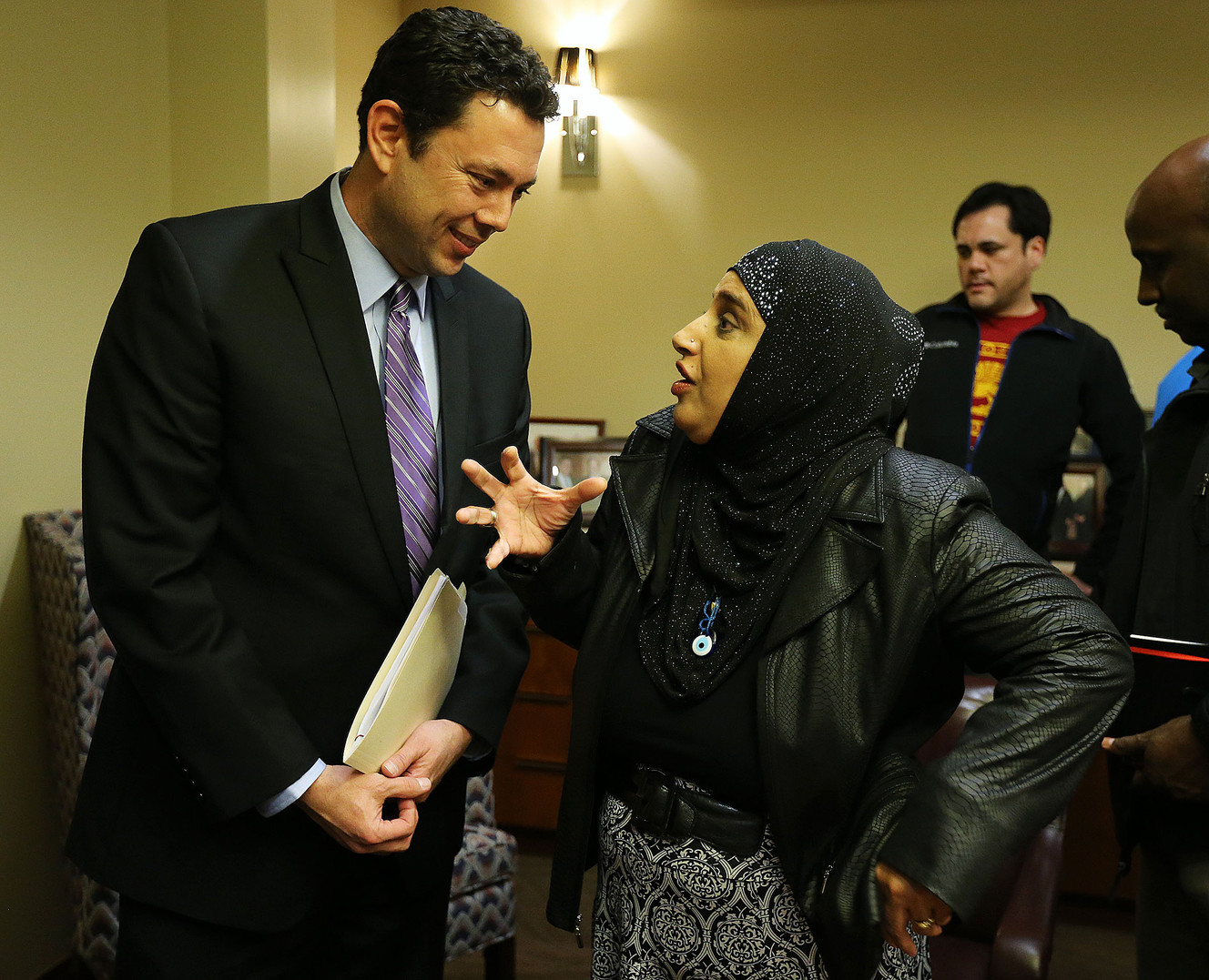 Chaffetz meets with Utah Muslim leaders, says he supports travel ban order