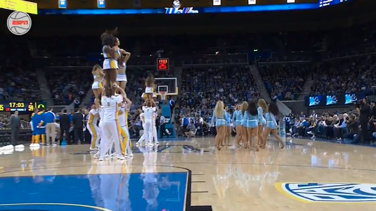 UCLA cheerleader’s unlikely sequence of misfortune