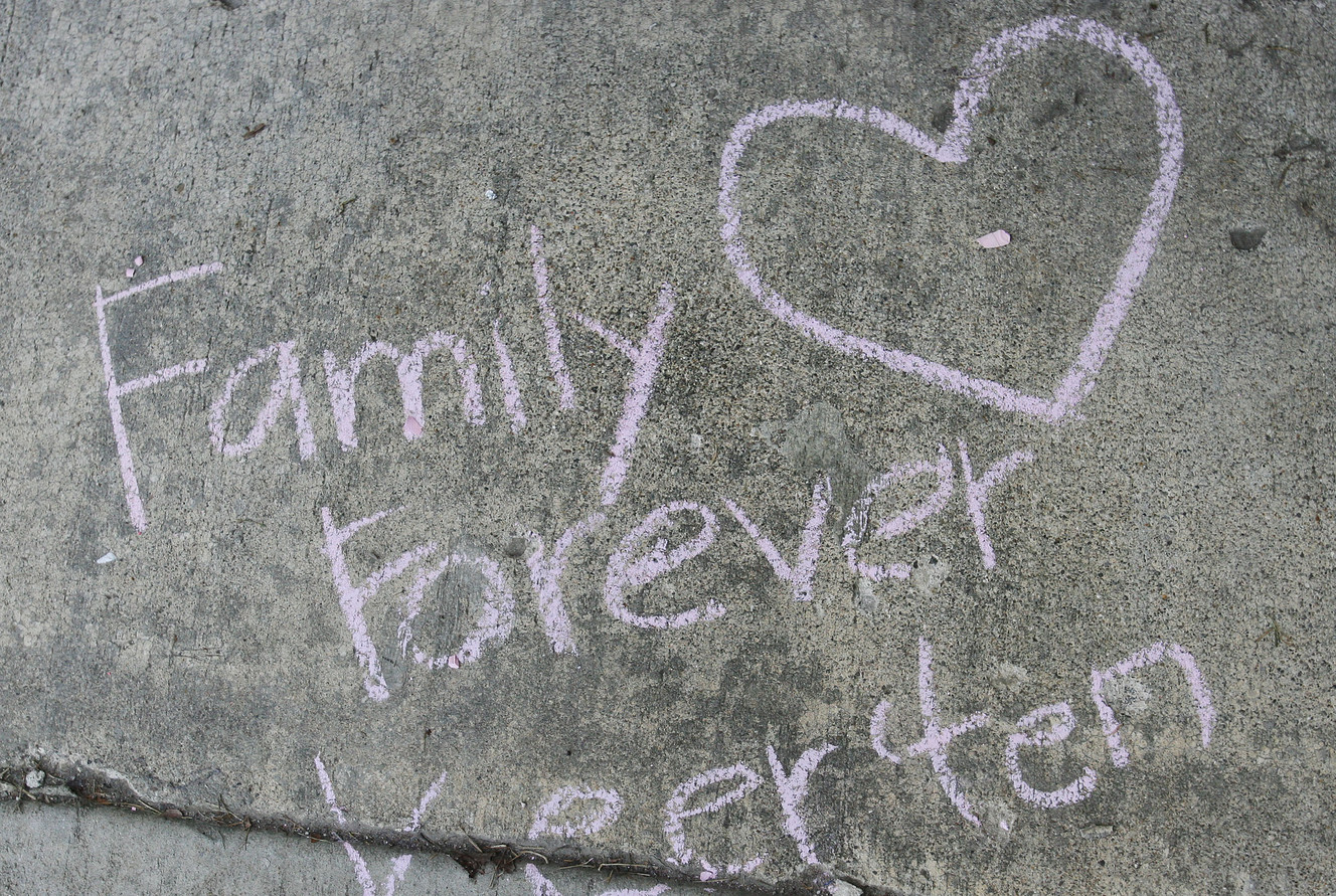 Brighton High School students wrote many chalk messages at the school Feb 14, 2007 in Salt Lake County for their fellow student Kirsten Hinckley, who was killed by a gunman at Trolley Square. (Photo: Jeffrey D. Allred, Deseret News, File)