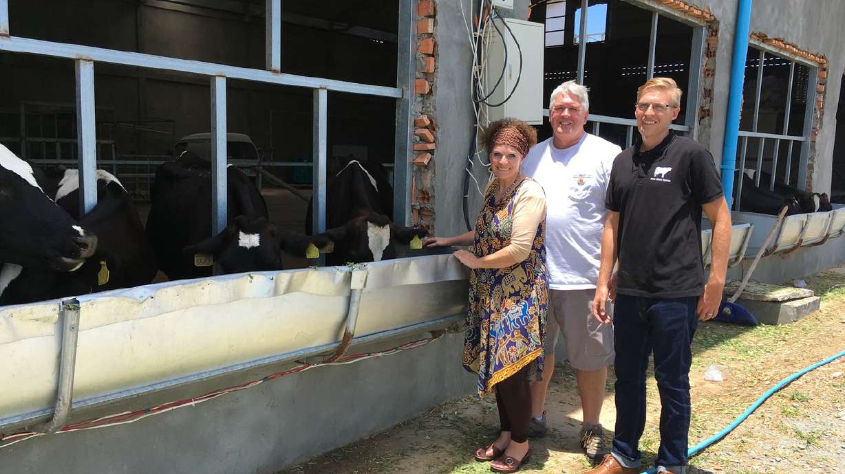 Utah family starts Cambodia’s only dairy farm