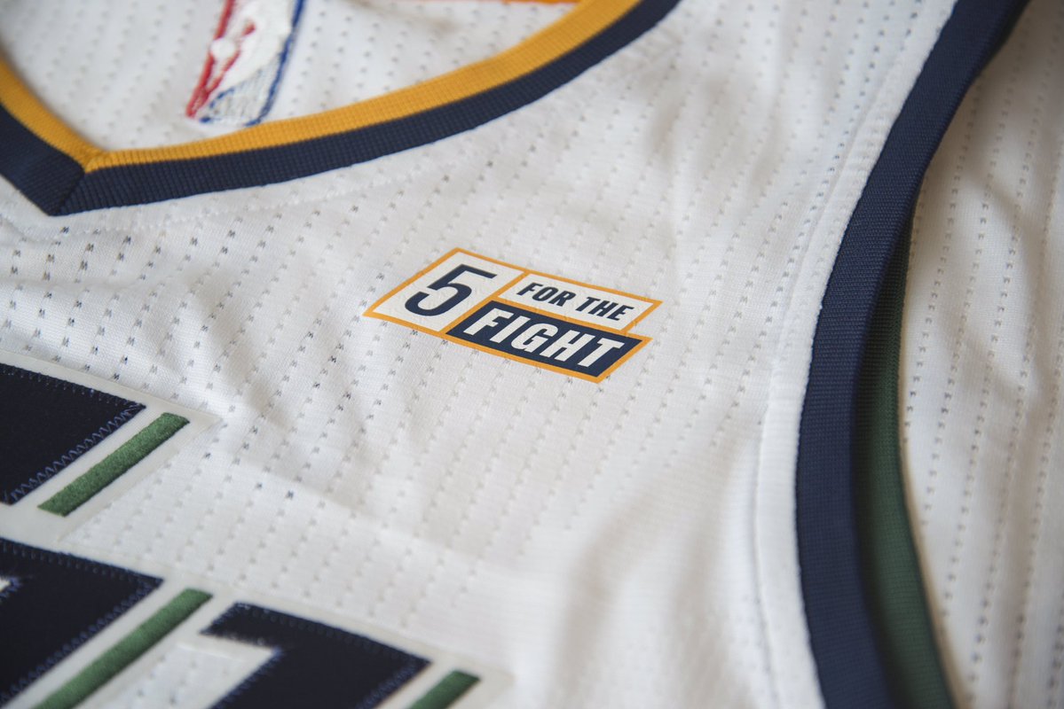 Cancer charity logo to appear on Utah Jazz jerseys, thanks to Qualtrics