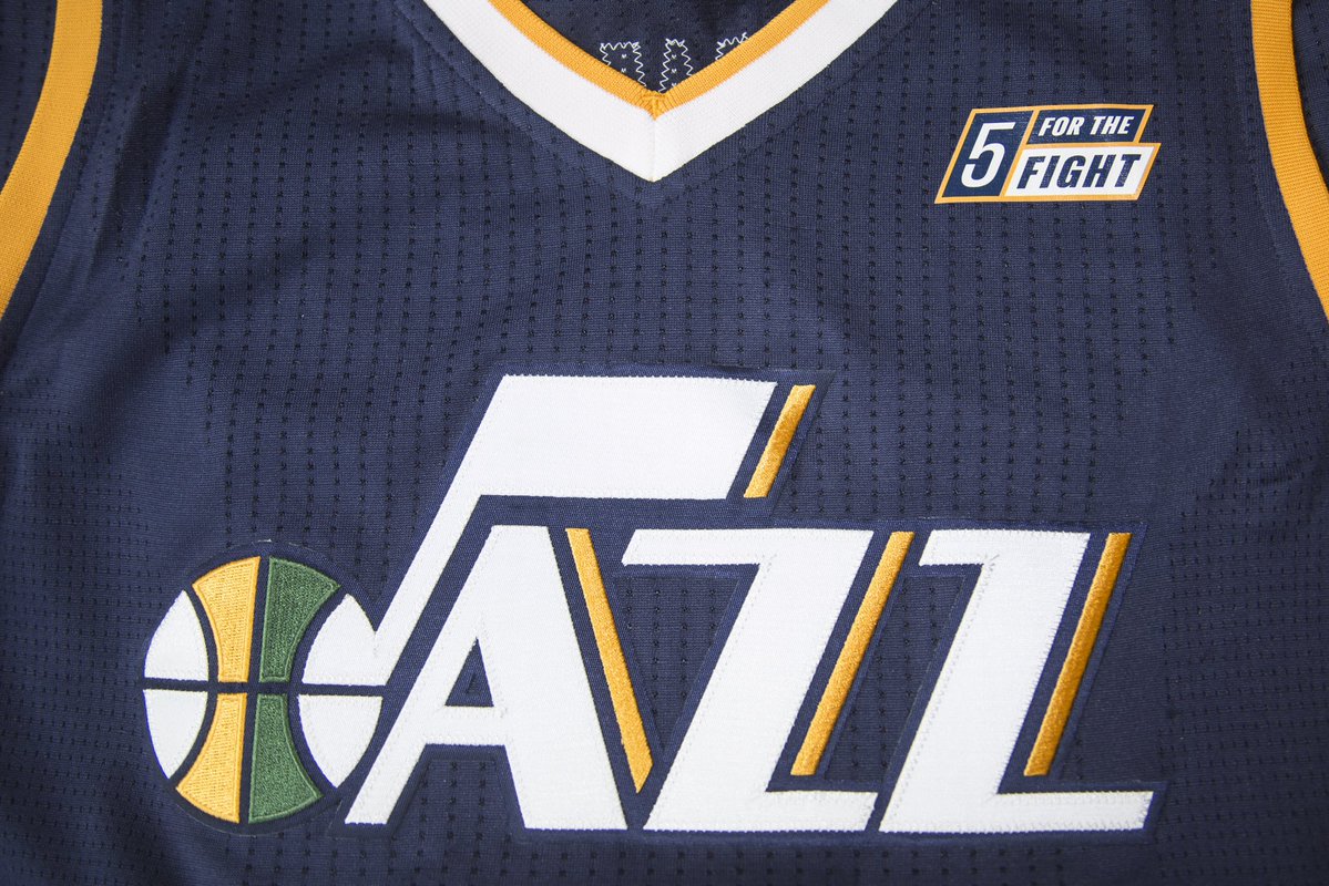 Cancer charity logo to appear on Utah Jazz jerseys, thanks to Qualtrics