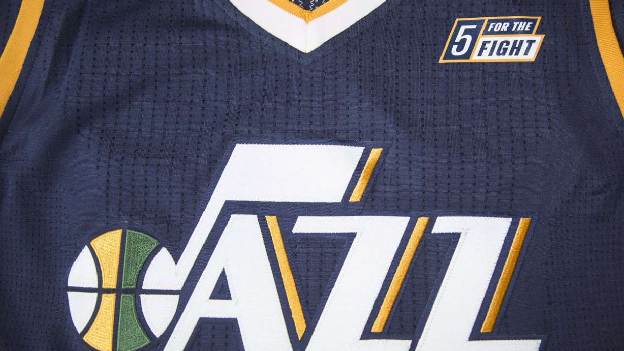 Cancer charity logo to appear on Utah Jazz jerseys, thanks to Qualtrics