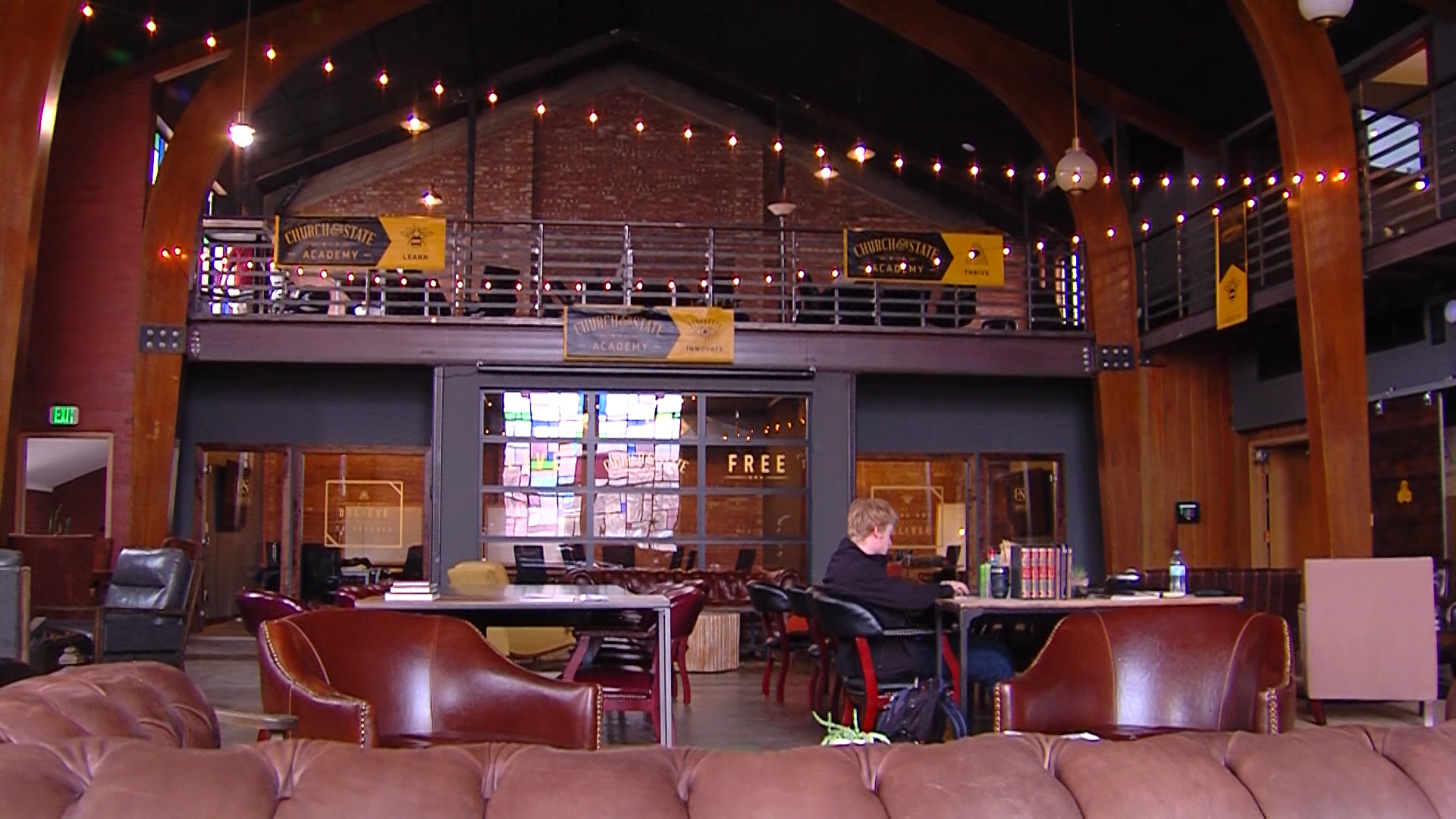 It has been two years since some economic evangelists set up shop in a century-old Salt Lake church. Since then, membership in the Church and State business incubator has shot up. The flock is flourishing under a gospel of inspiration and hard work. (KSL TV)